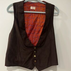 Brown, handmade vest